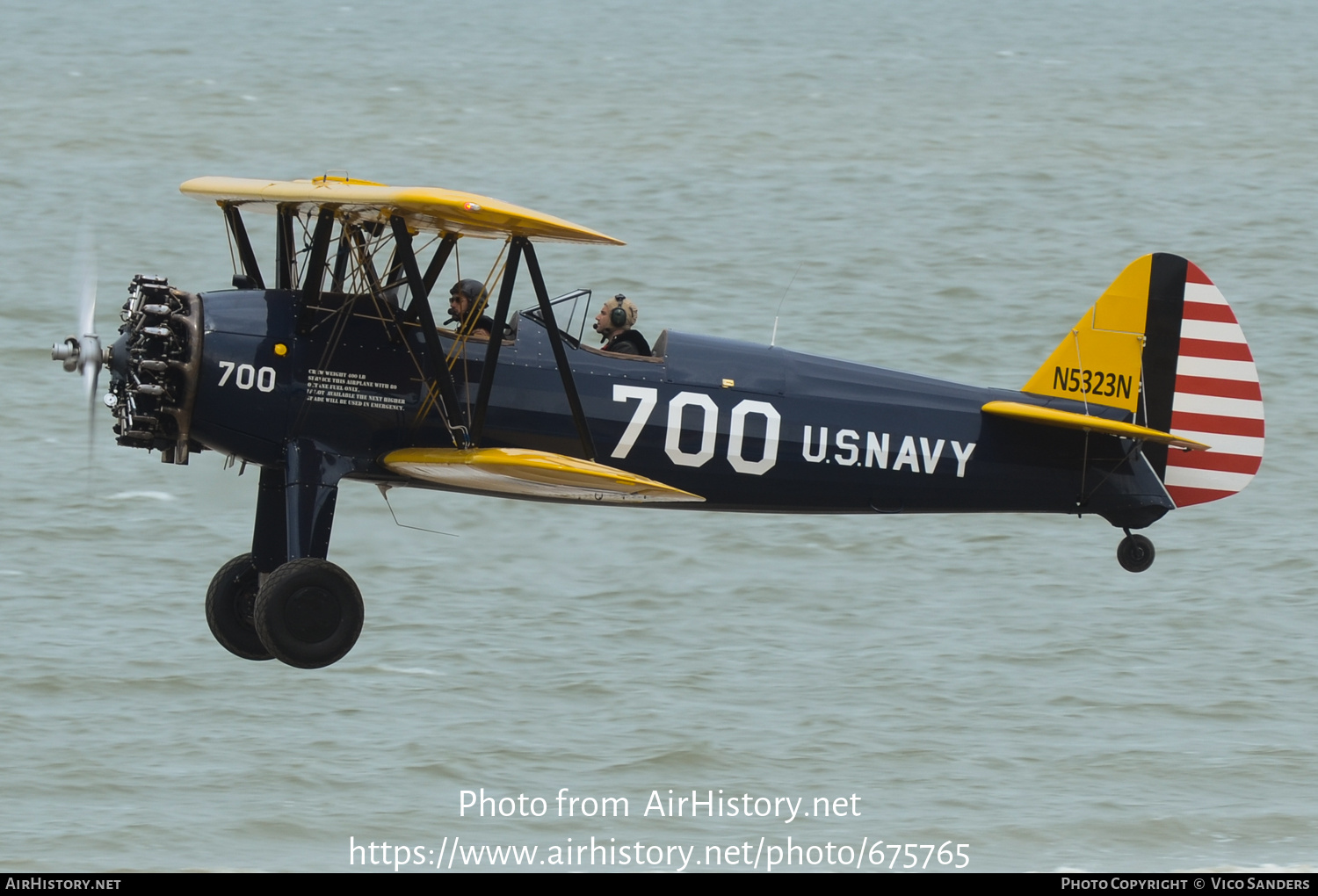 Aircraft Photo of N5323N | Boeing N2S-5 Kaydet (A75N1) | USA - Navy ...