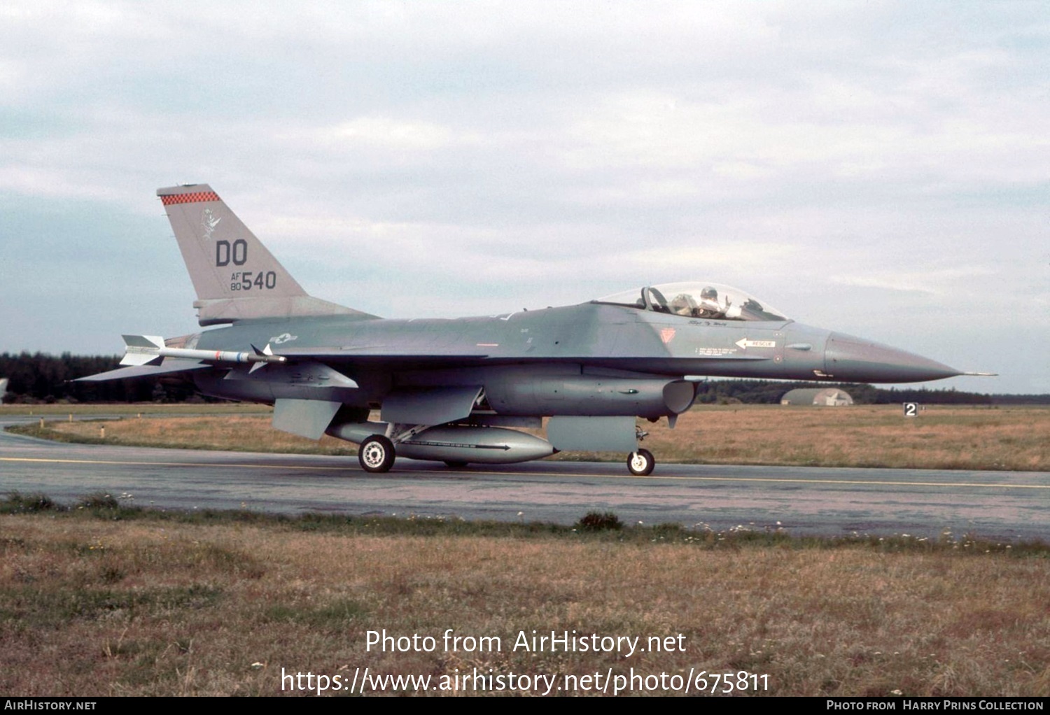 Aircraft Photo of 80-0540 / AF80540 | General Dynamics F-16A Fighting Falcon | USA - Air Force | AirHistory.net #675811