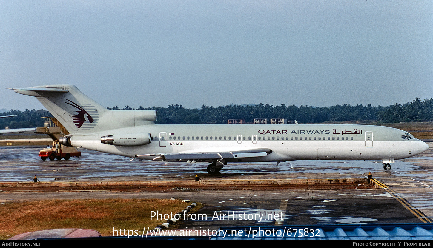 Aircraft Photo of A7-ABD | Boeing 727-264 | Qatar Airways | AirHistory.net #675832