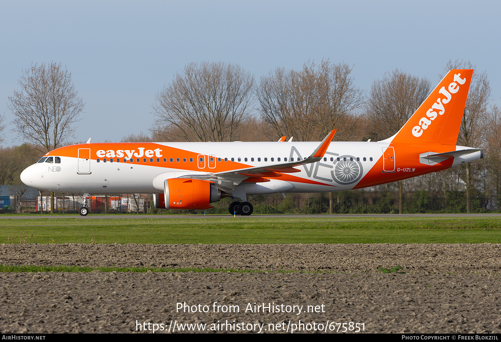 Aircraft Photo of G-UZLW | Airbus A320-251N | EasyJet | AirHistory.net #675851