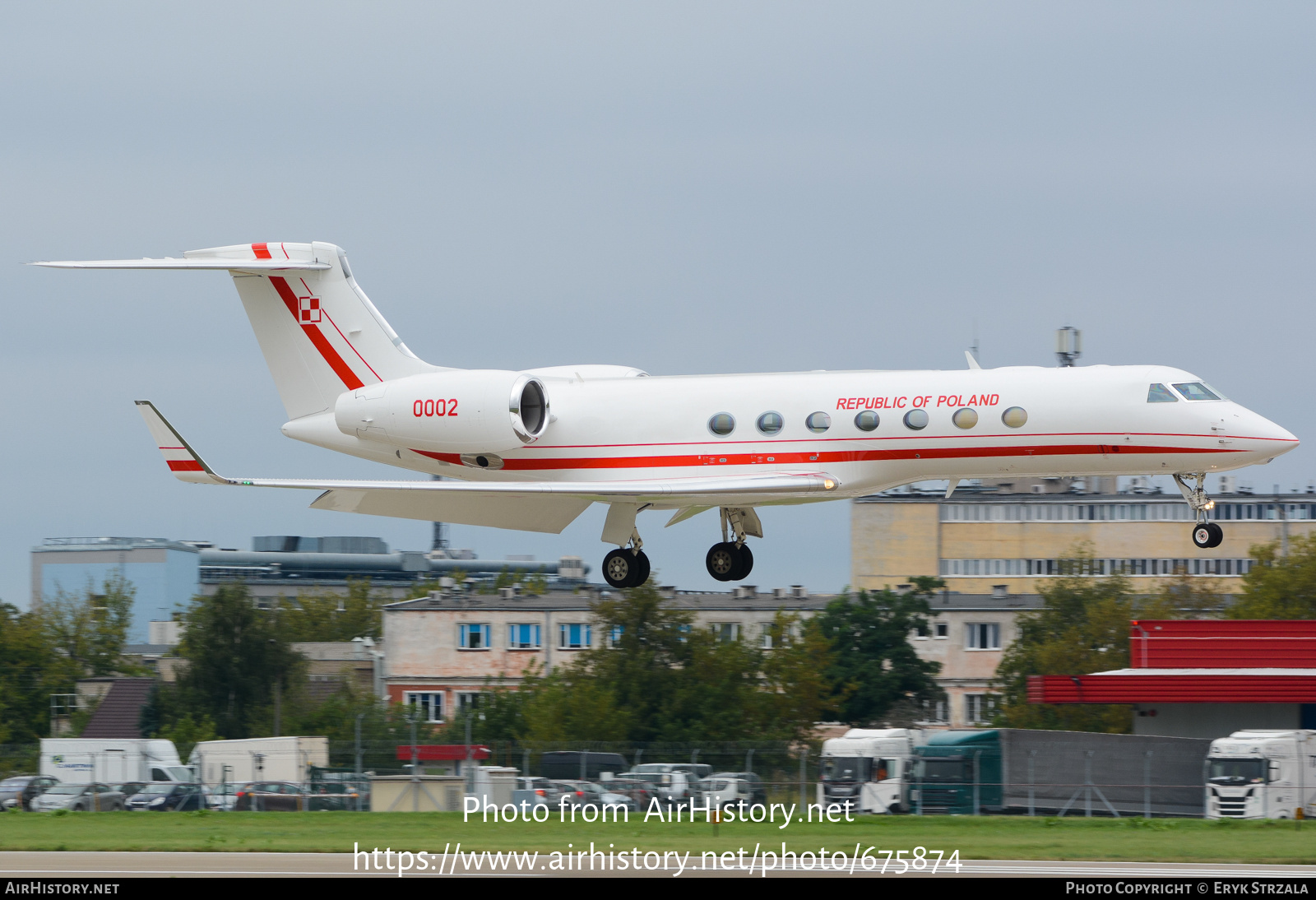 Aircraft Photo of 0002 | Gulfstream Aerospace G-V-SP Gulfstream G550 | Poland - Air Force | AirHistory.net #675874