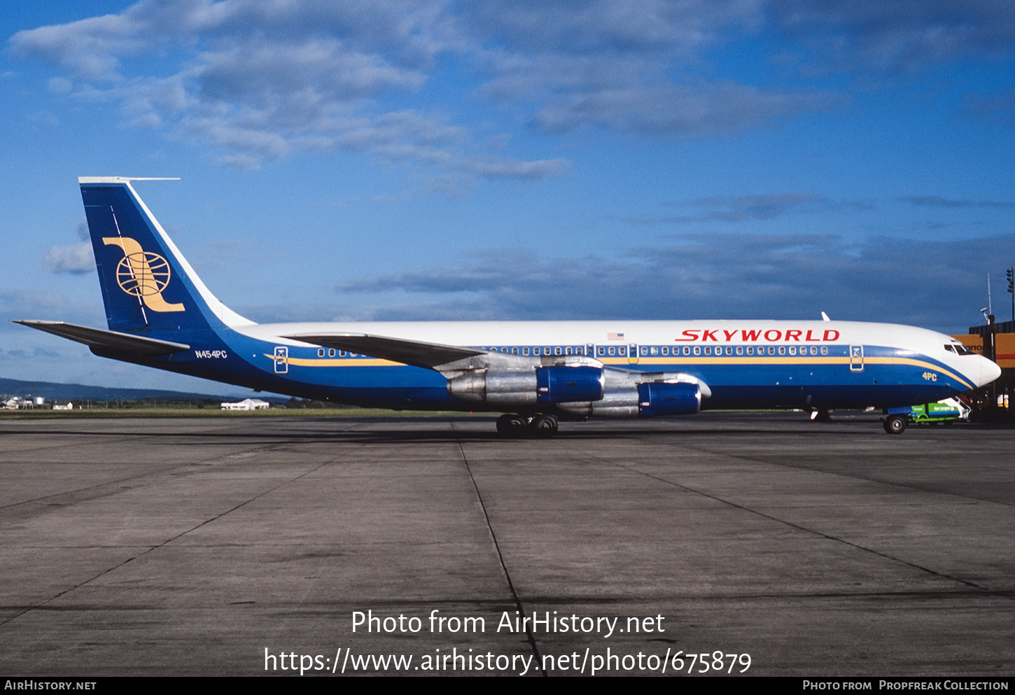 Aircraft Photo of N454PC | Boeing 707-321B | Skyworld Airlines | AirHistory.net #675879