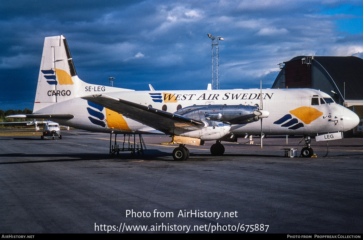 Aircraft Photo of SE-LEG | Hawker Siddeley HS-748 Srs2/244 | West Air Sweden | AirHistory.net #675887