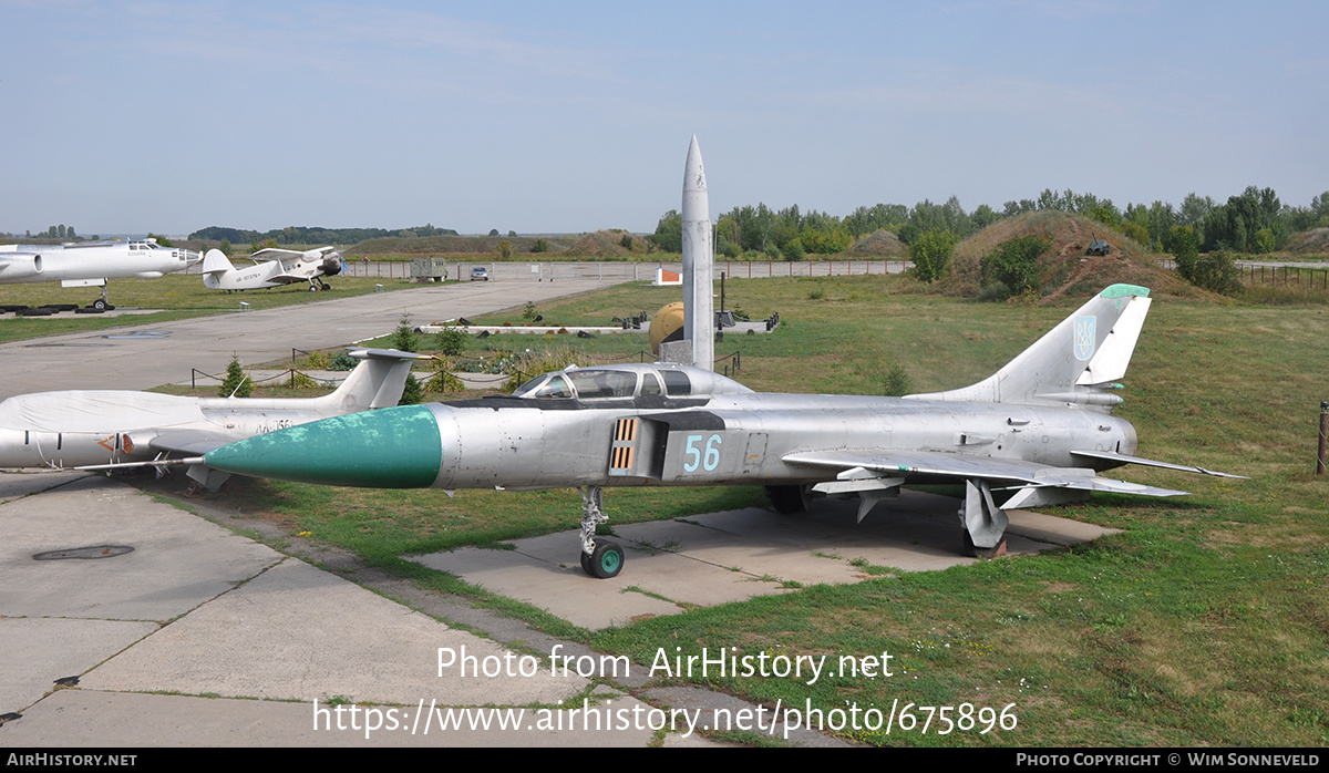 Aircraft Photo of 56 blue | Sukhoi Su-15UM | Ukraine - Air Force | AirHistory.net #675896