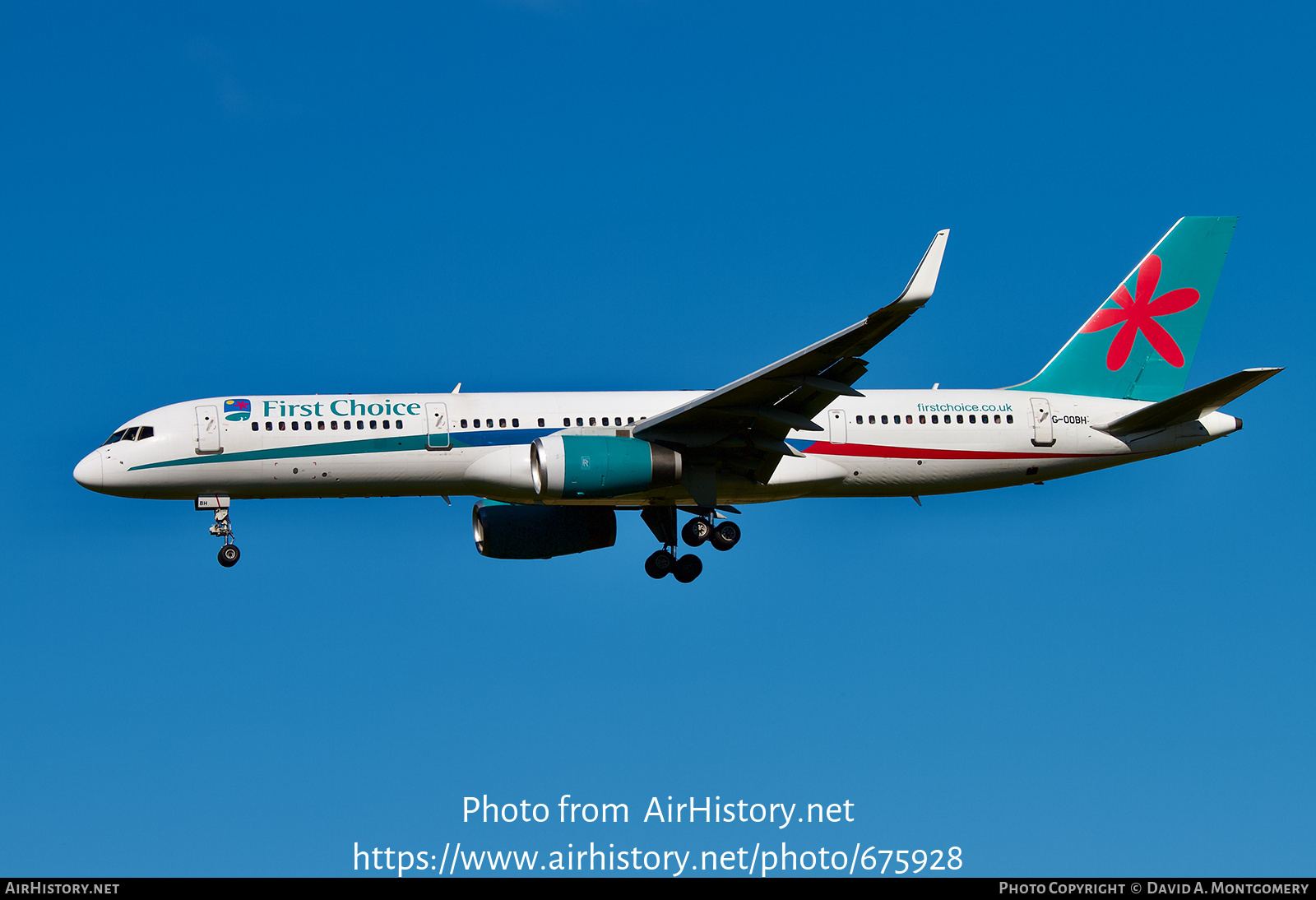 Aircraft Photo of G-OOBH | Boeing 757-236 | First Choice Airways | AirHistory.net #675928