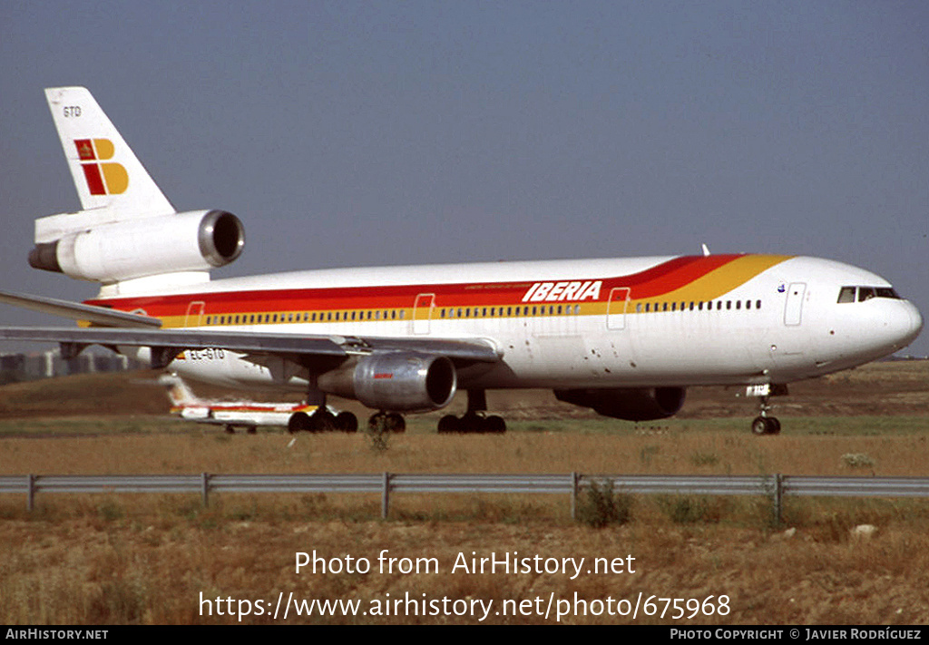 Aircraft Photo of EC-GTD | McDonnell Douglas DC-10-30 | Iberia | AirHistory.net #675968