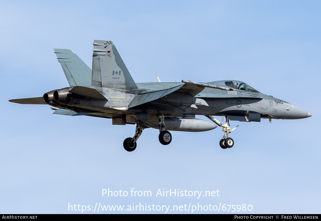 Aircraft Photo of 188045 | McDonnell Douglas CF-188 Hornet | Canada - Air Force | AirHistory.net #675980