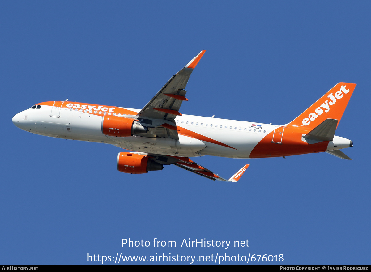 Aircraft Photo of OE-INB | Airbus A320-214 | EasyJet | AirHistory.net #676018