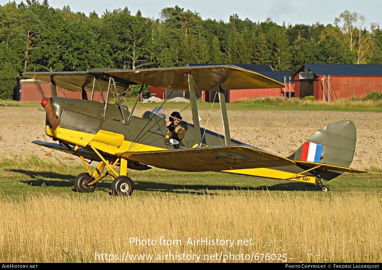 Aircraft Photo of SE-AMY | De Havilland D.H. 82A Tiger Moth | UK - Air Force | AirHistory.net #676025