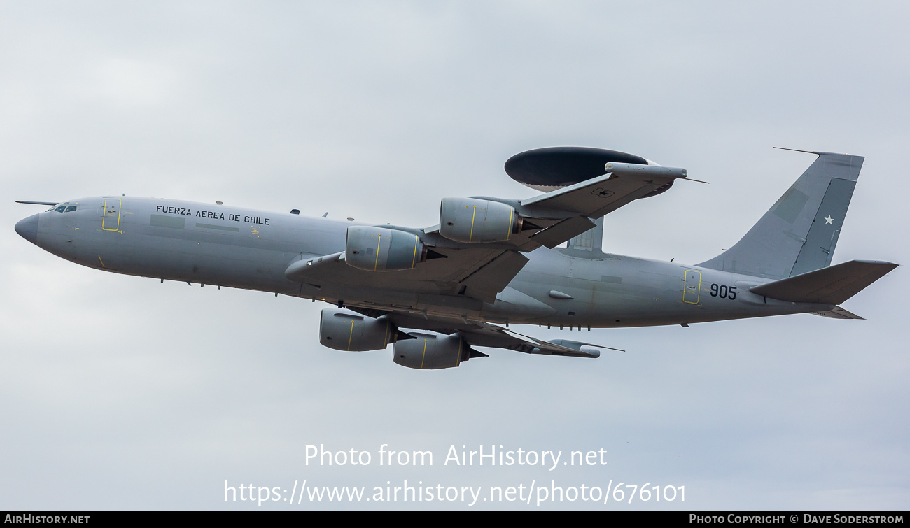 Aircraft Photo of 905 | Boeing E-3D Sentry AEW1 | Chile - Air Force | AirHistory.net #676101