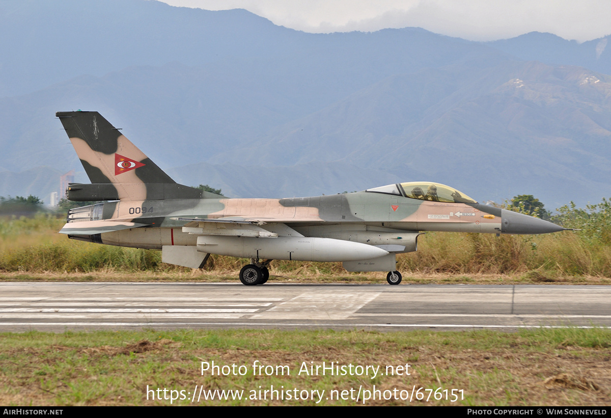 Aircraft Photo of 0094 | General Dynamics F-16A Fighting Falcon | Venezuela - Air Force | AirHistory.net #676151