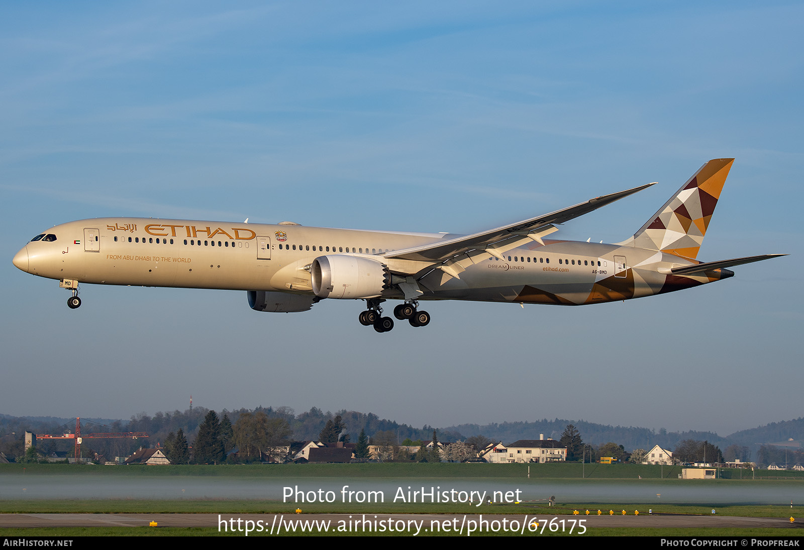 Aircraft Photo of A6-BMD | Boeing 787-10 Dreamliner | Etihad Airways | AirHistory.net #676175