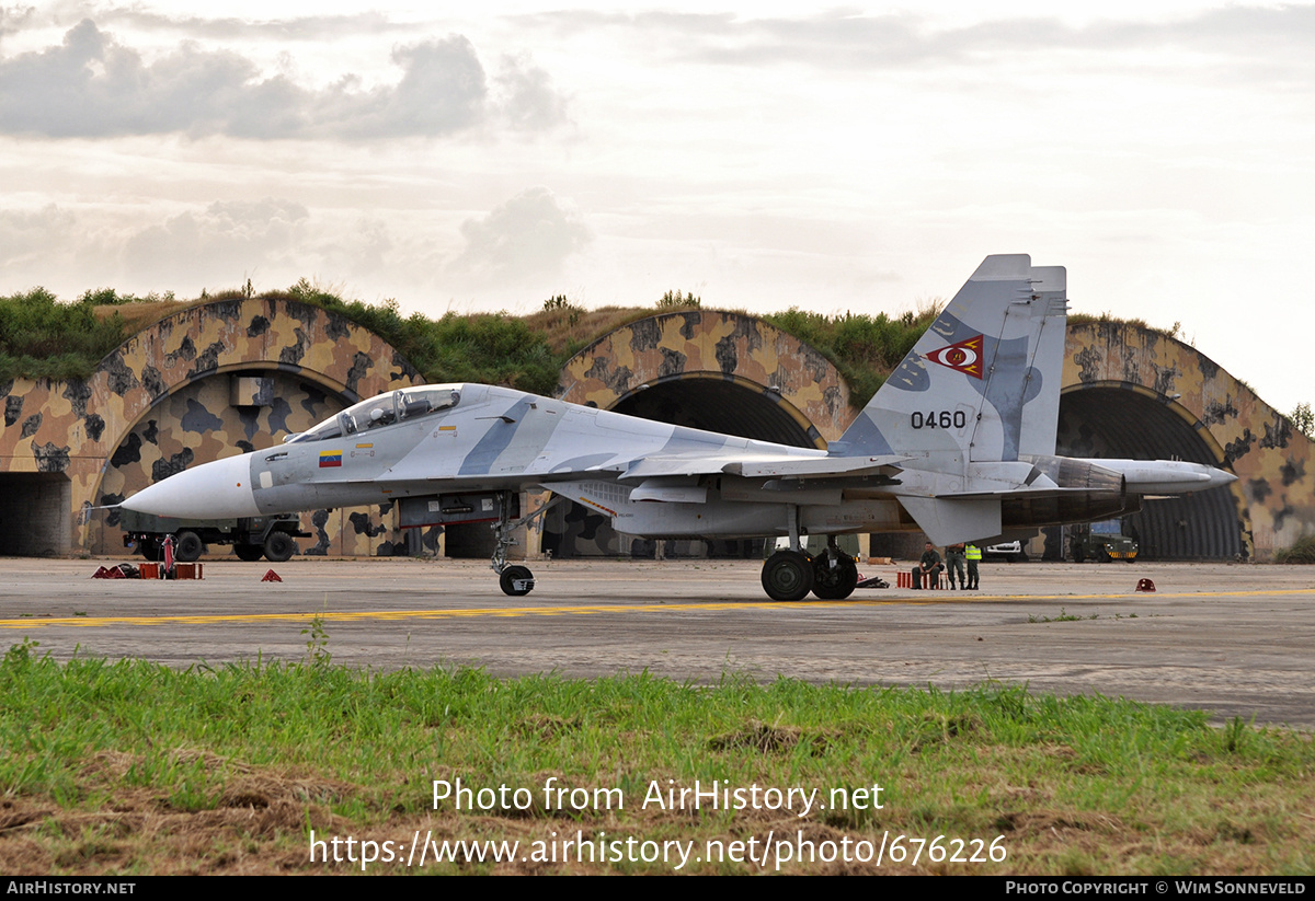 Aircraft Photo of 0460 | Sukhoi Su-30MK2 | Venezuela - Air Force | AirHistory.net #676226