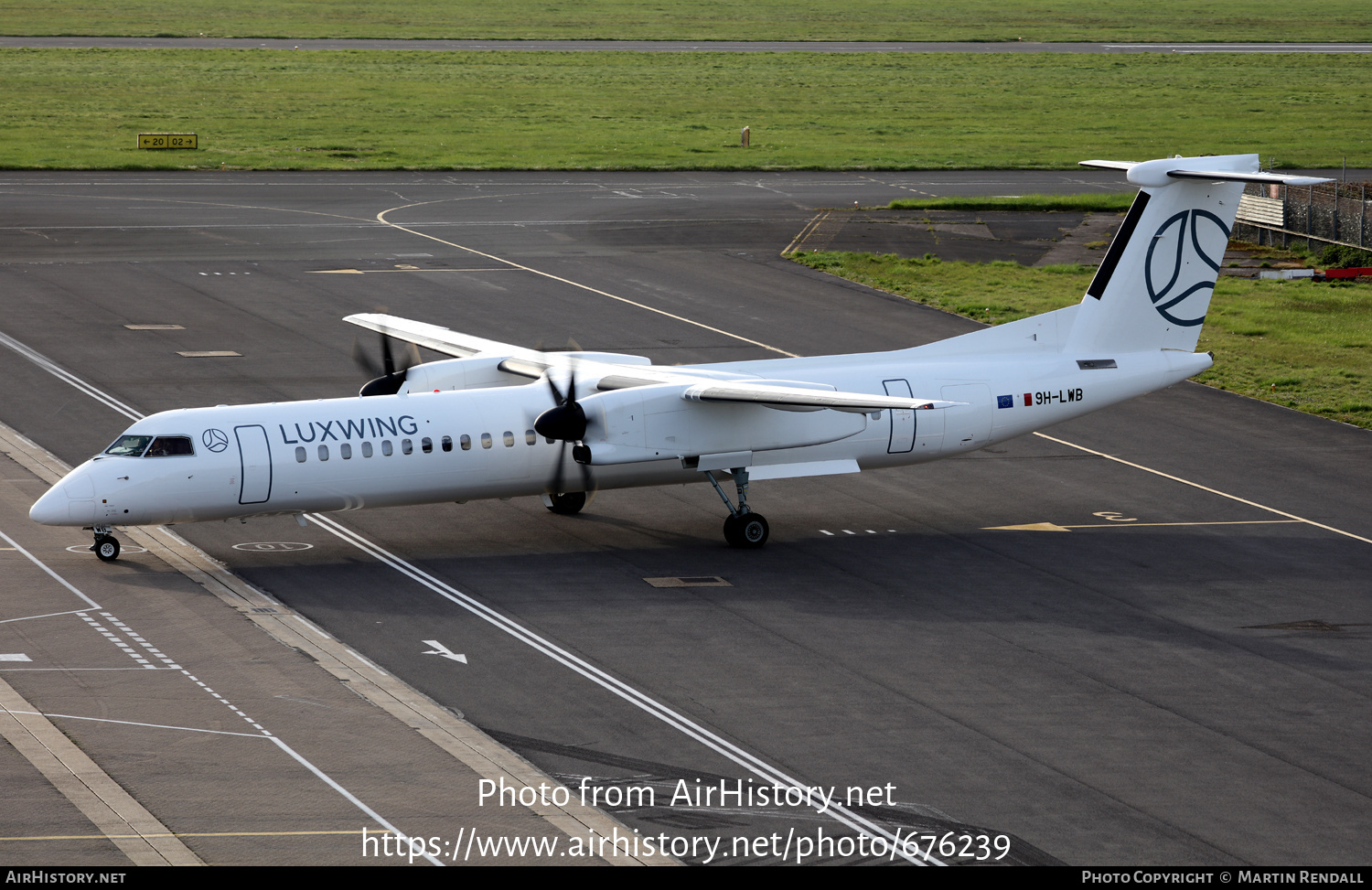 Aircraft Photo of 9H-LWB | Bombardier DHC-8-402 Dash 8 | Luxwing | AirHistory.net #676239