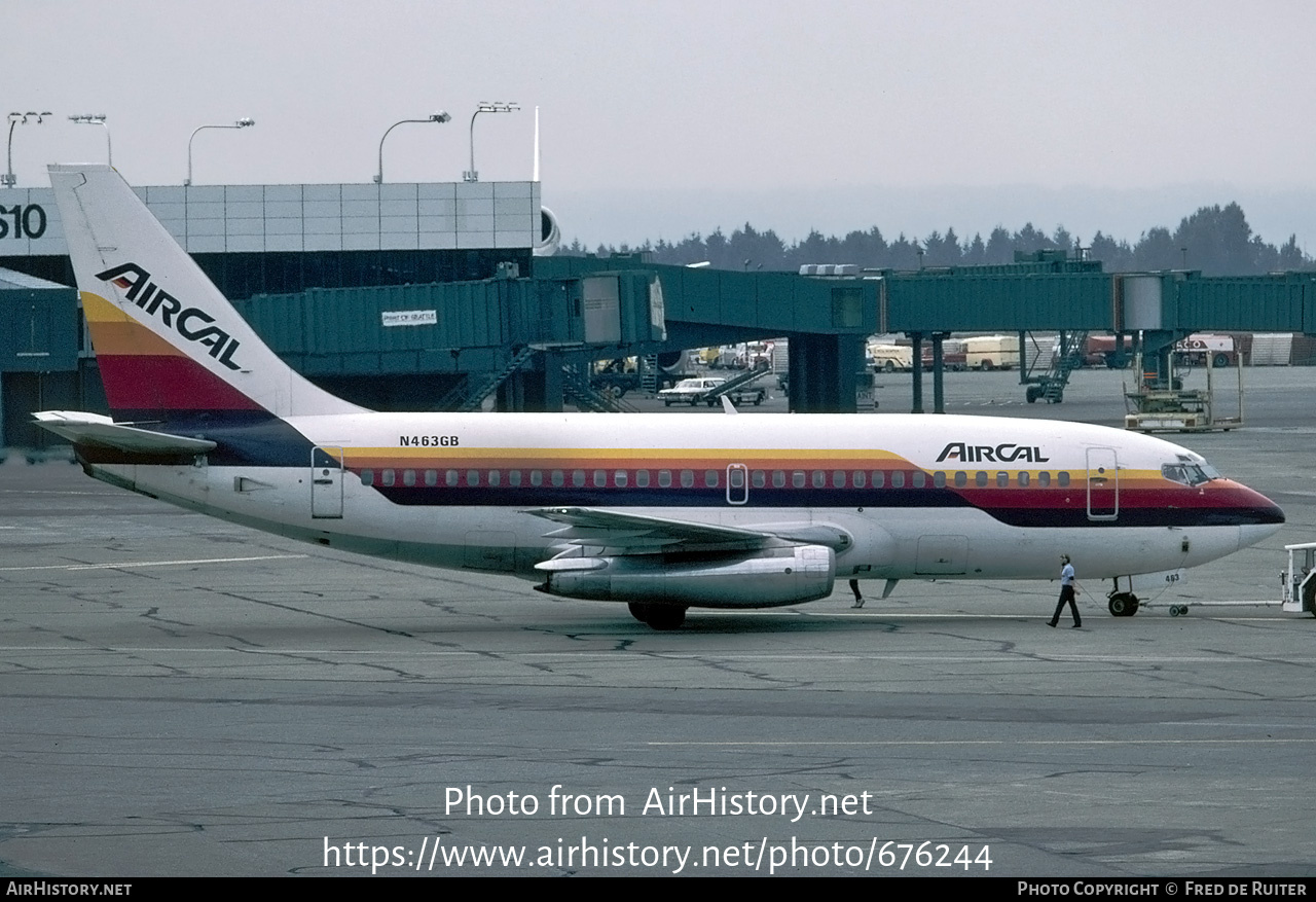 Aircraft Photo of N463GB | Boeing 737-293 | AirCal | AirHistory.net #676244