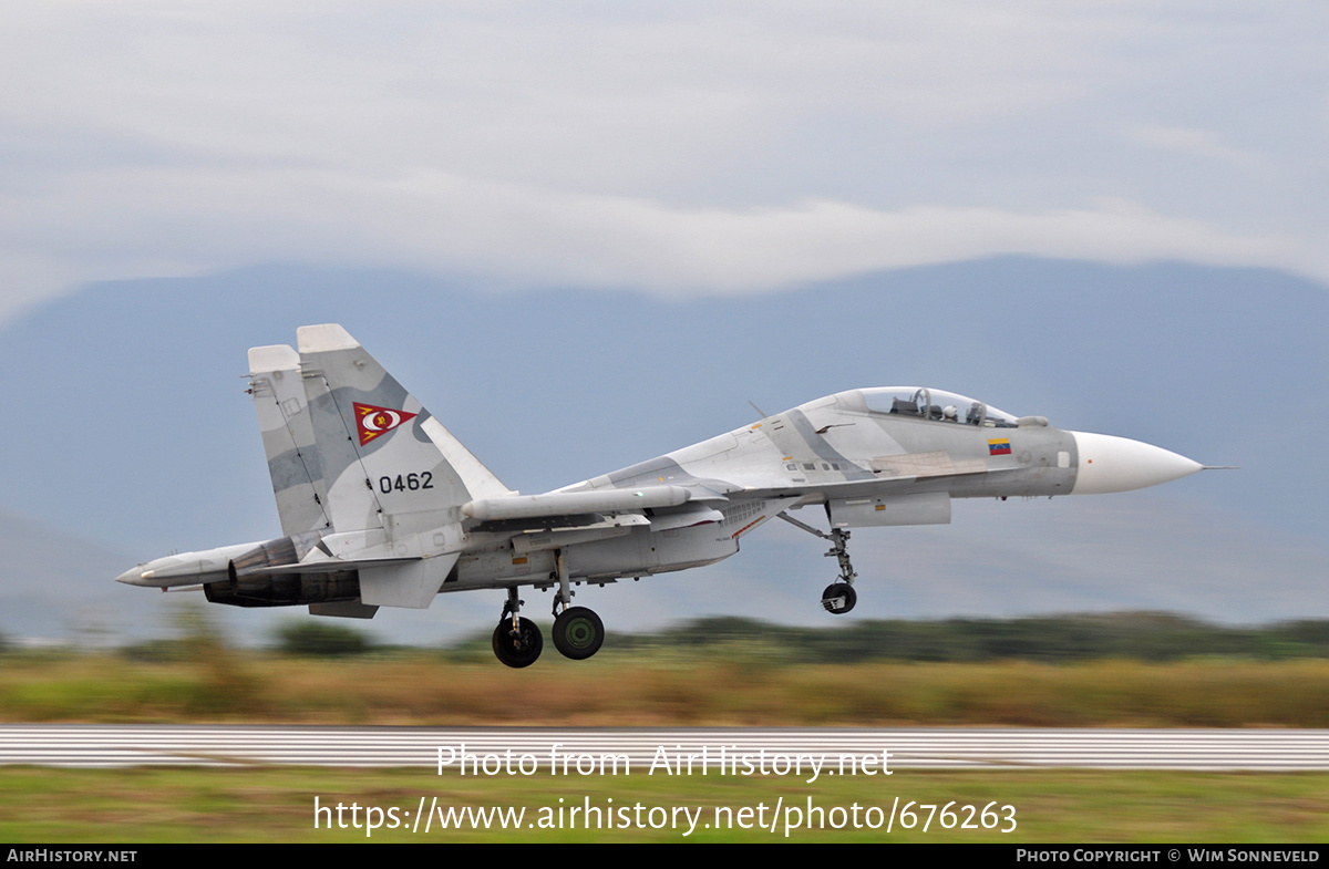 Aircraft Photo of 0462 | Sukhoi Su-30MK2 | Venezuela - Air Force ...