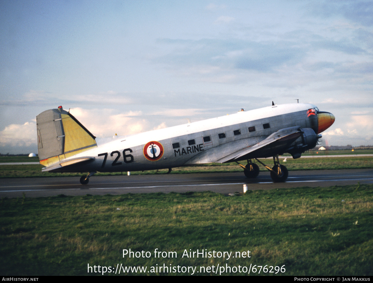 Aircraft Photo of 726 | Douglas C-47B Skytrain | France - Navy | AirHistory.net #676296