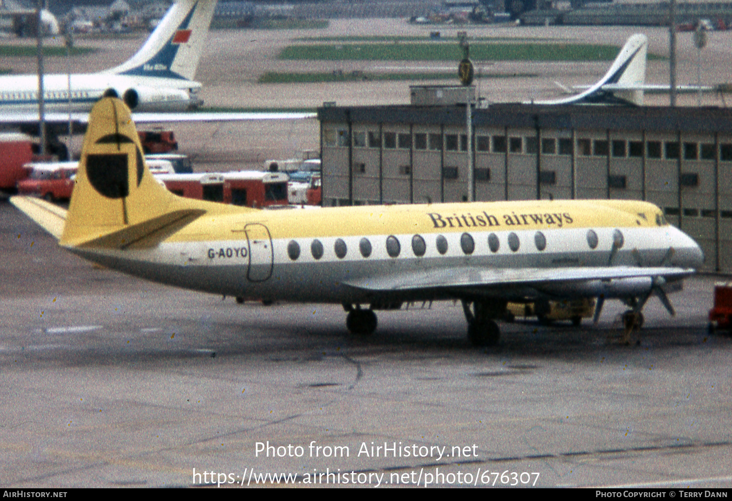 Aircraft Photo of G-AOYO | Vickers 806 Viscount | British Airways | AirHistory.net #676307