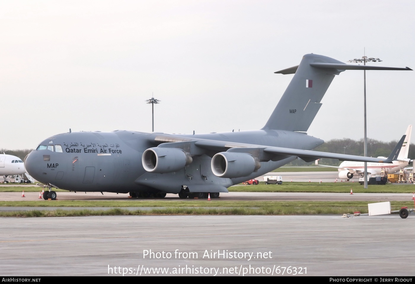 Aircraft Photo of A7-MAP / MAP | Boeing C-17A Globemaster III | Qatar - Air Force | AirHistory.net #676321