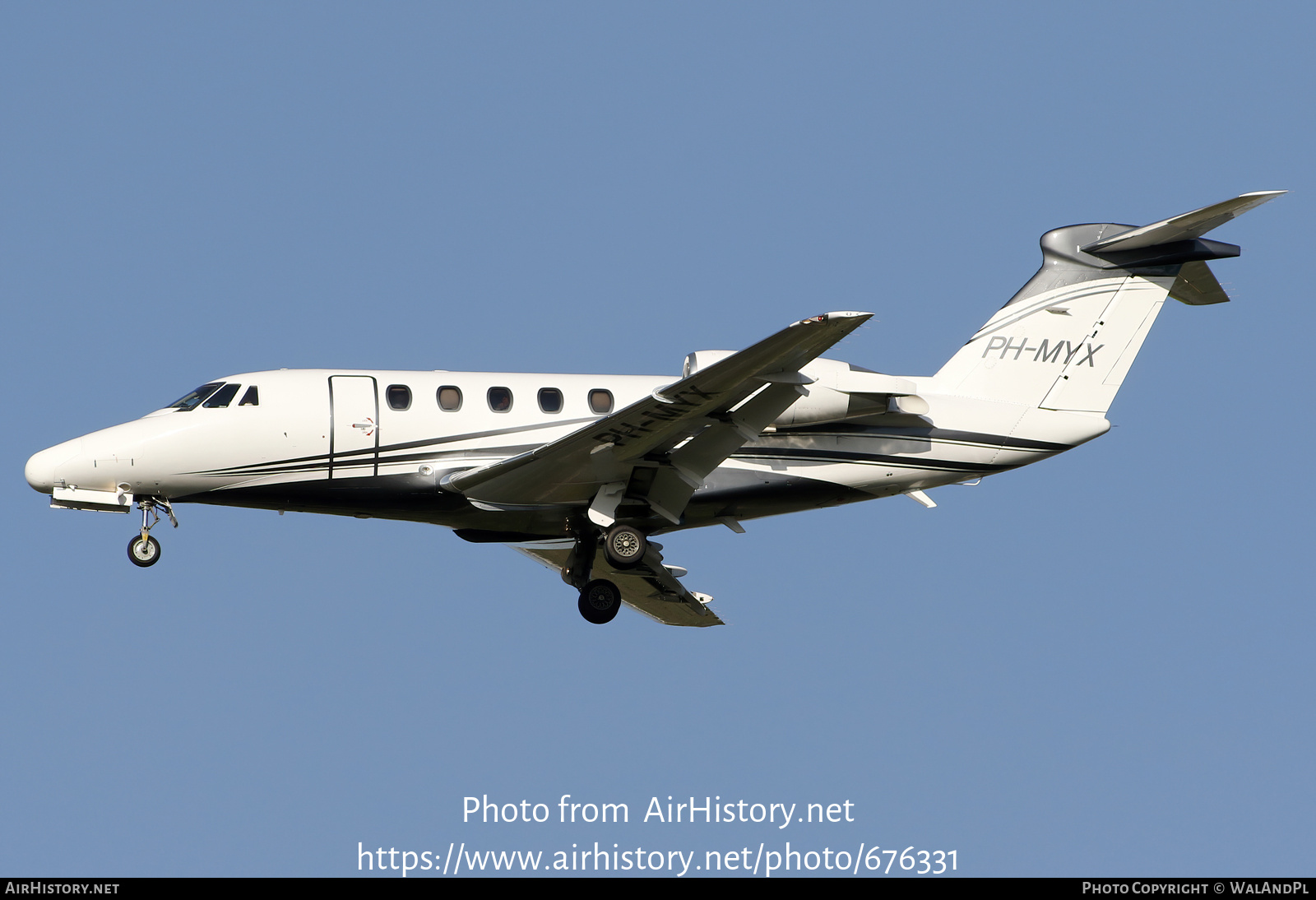 Aircraft Photo of PH-MYX | Cessna 650 Citation VII | AirHistory.net #676331