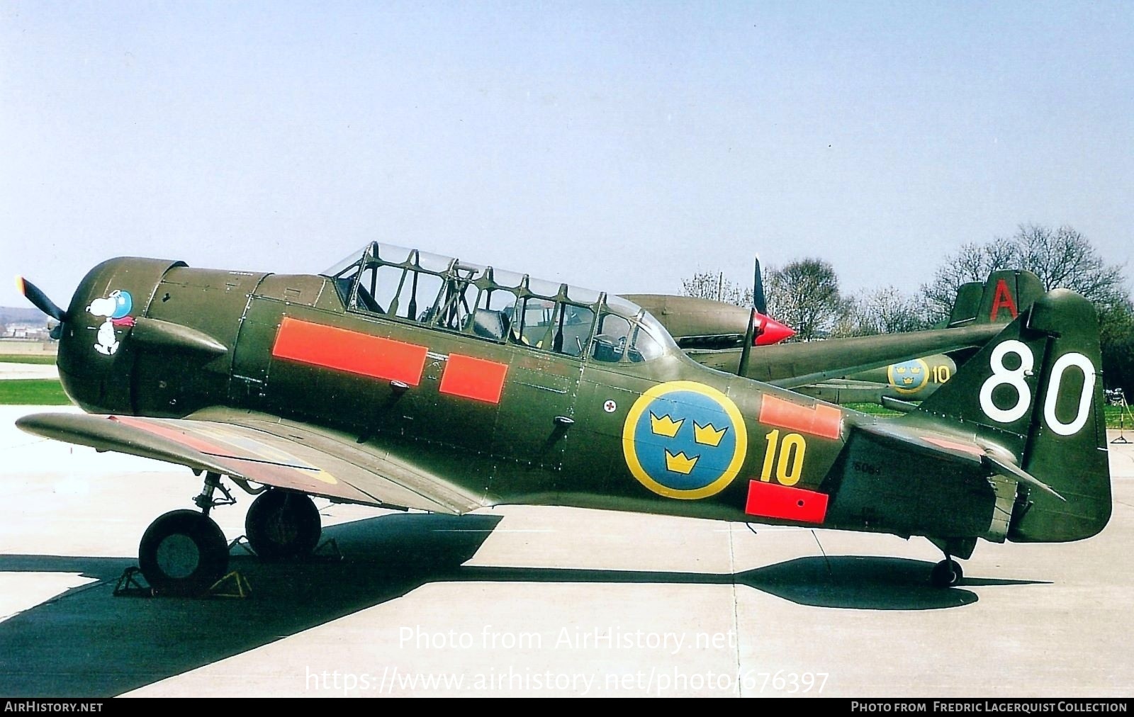 Aircraft Photo of 16064 | North American AT-16 Harvard IIB | Sweden - Air Force | AirHistory.net #676397