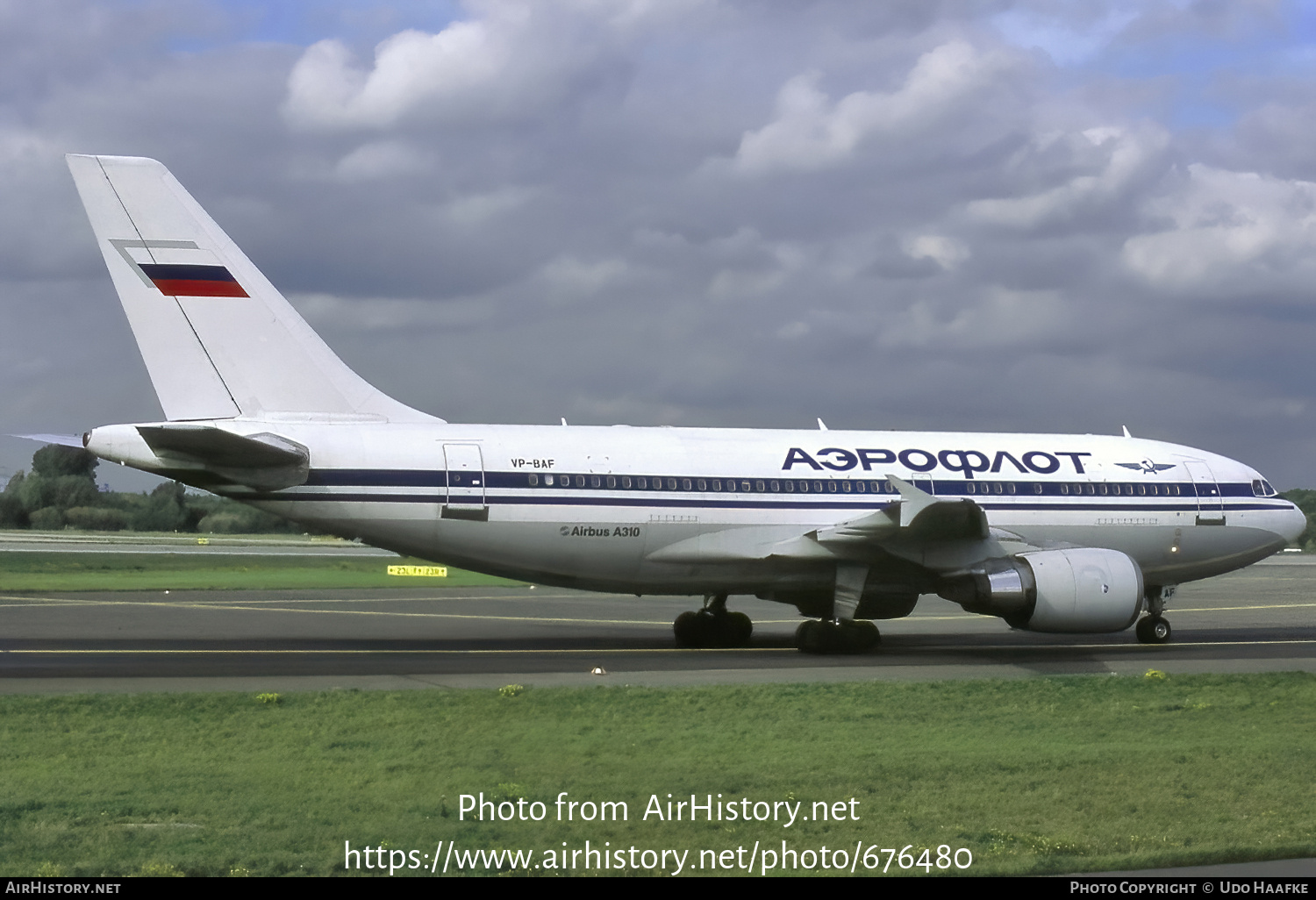 Aircraft Photo of VP-BAF | Airbus A310-304/ET | Aeroflot | AirHistory.net #676480