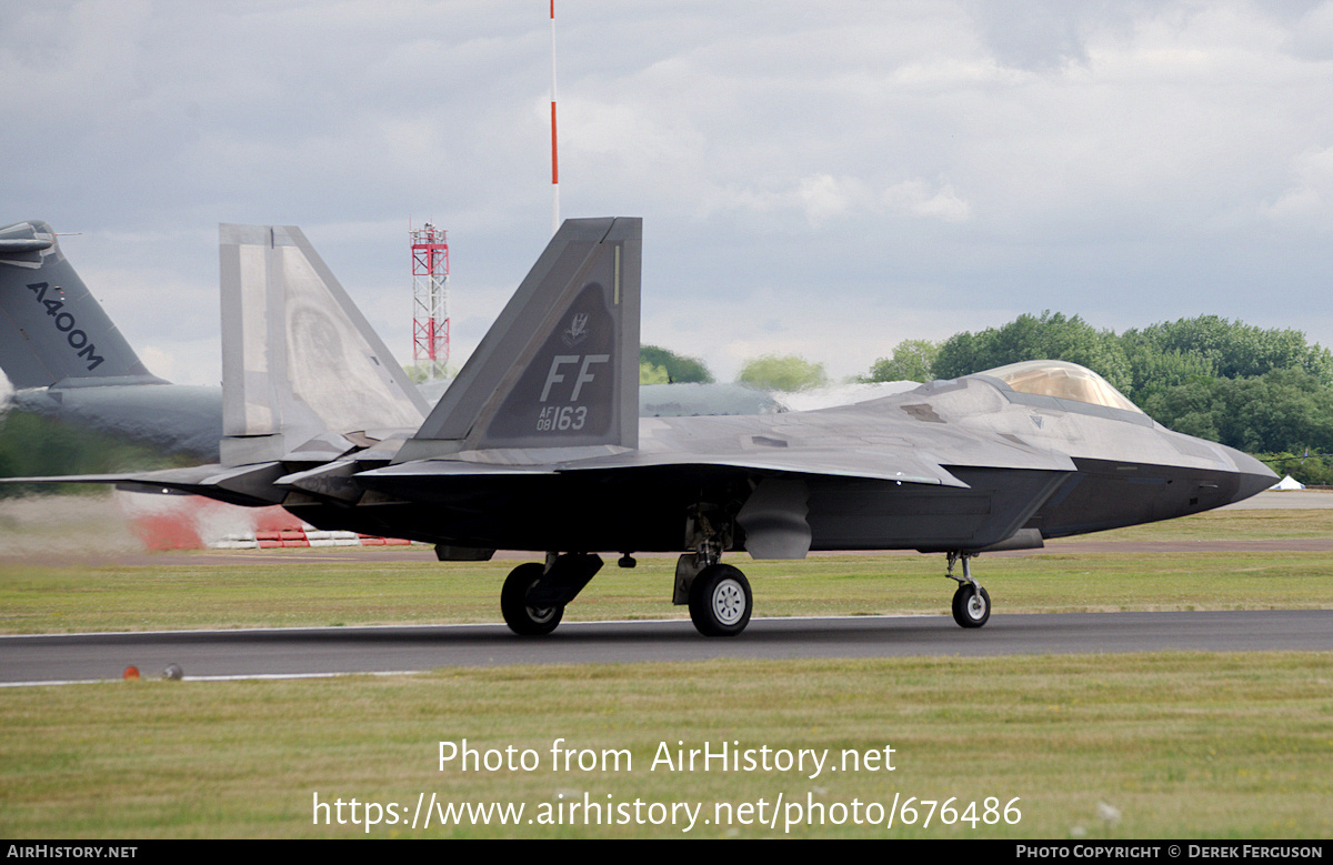 Aircraft Photo of 08-4163 | Lockheed Martin F-22A Raptor | USA - Air Force | AirHistory.net #676486