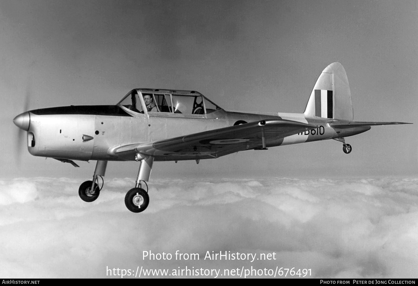 Aircraft Photo of WB610 | De Havilland DHC-1 Chipmunk T10 | UK - Air Force | AirHistory.net #676491