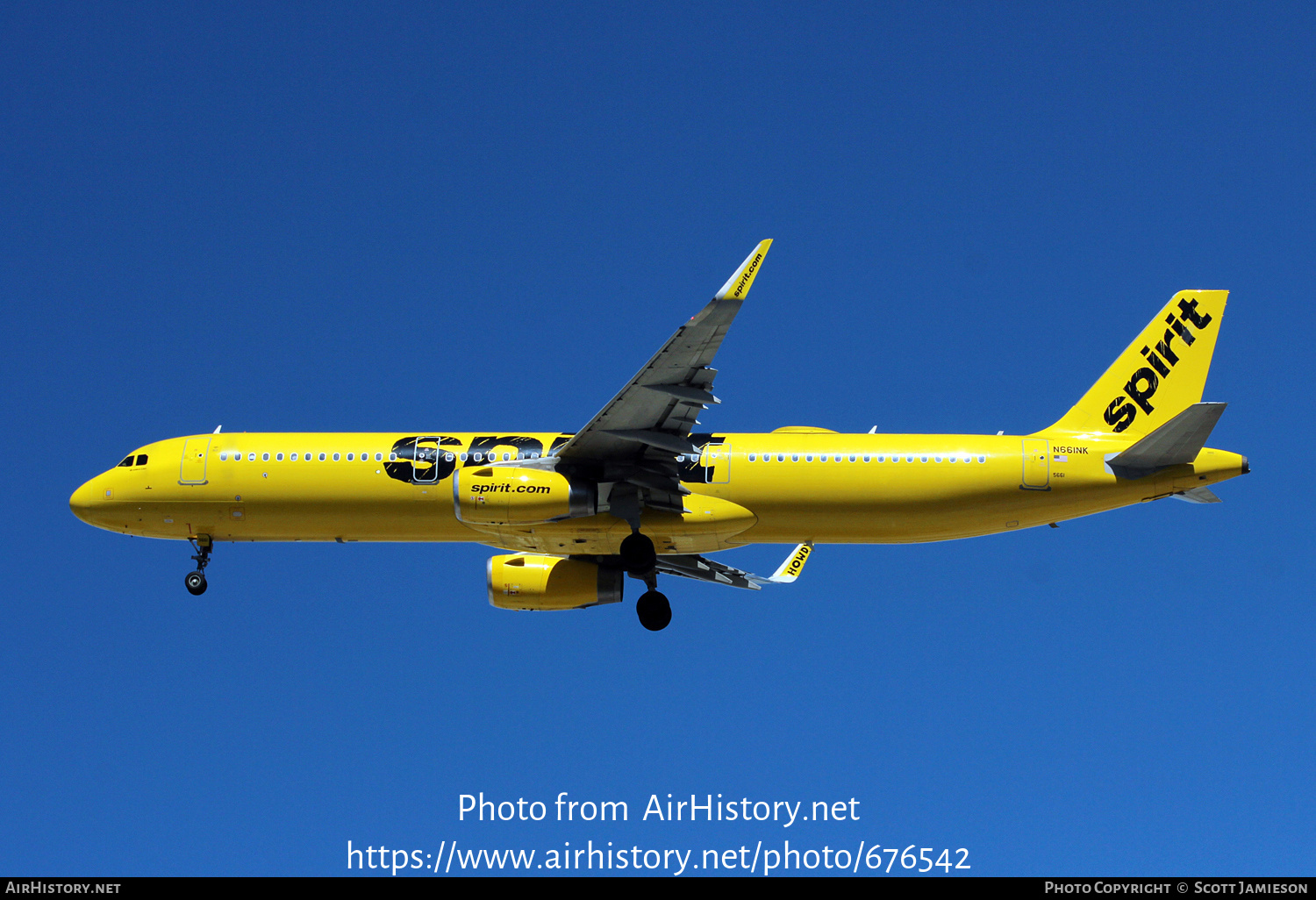 Aircraft Photo of N661NK | Airbus A321-231 | Spirit Airlines | AirHistory.net #676542