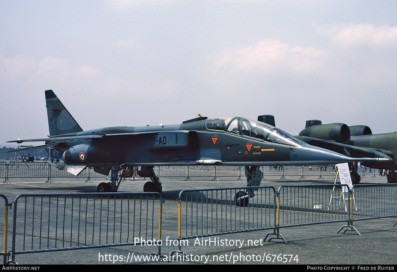 Aircraft Photo of E5 | Sepecat Jaguar E | France - Air Force ...