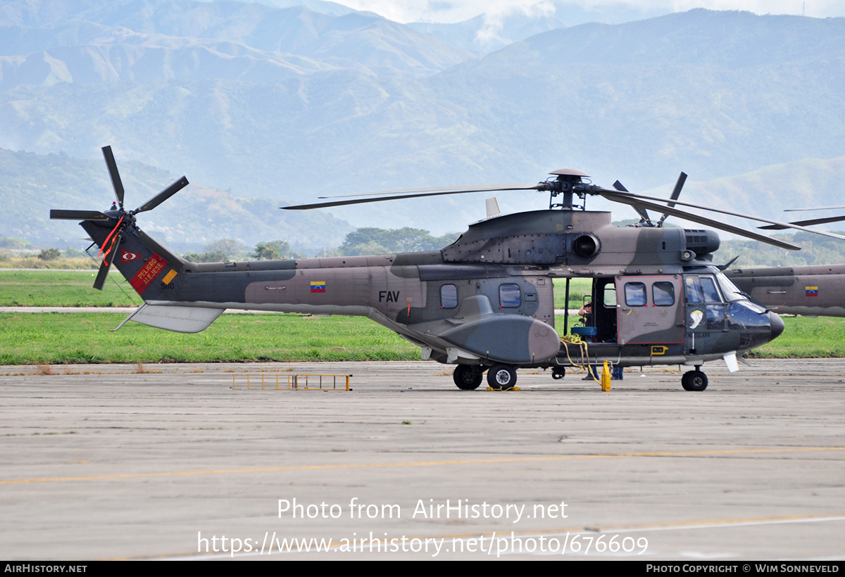 Aircraft Photo of 5110 | Aerospatiale AS-332B1 Super Puma | Venezuela - Air Force | AirHistory.net #676609