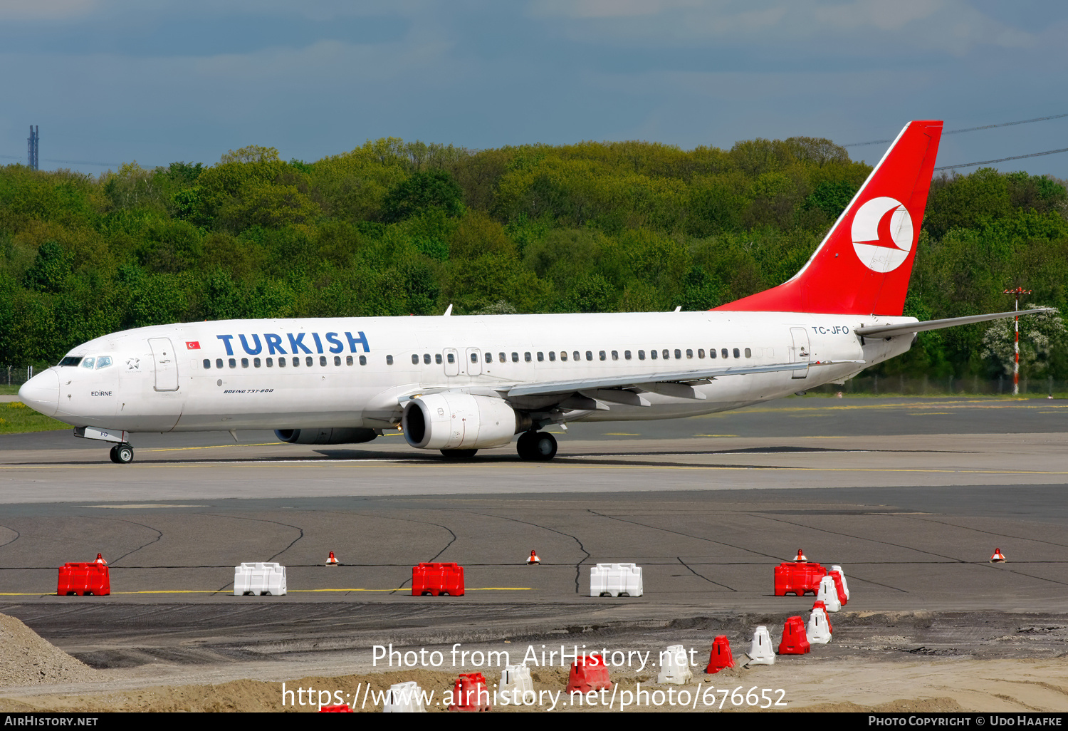 Aircraft Photo of TC-JFO | Boeing 737-8F2 | Turkish Airlines | AirHistory.net #676652