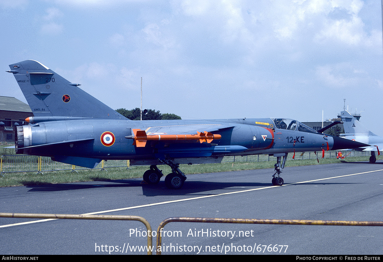 Aircraft Photo of 270 | Dassault Mirage F1C-200 | France - Air Force | AirHistory.net #676677