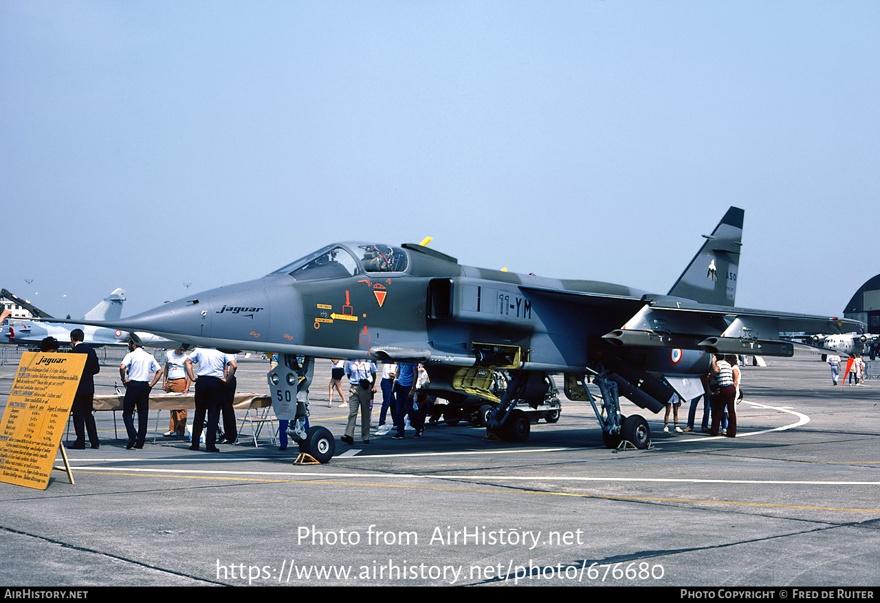 Aircraft Photo of A50 | Sepecat Jaguar A | France - Air Force | AirHistory.net #676680