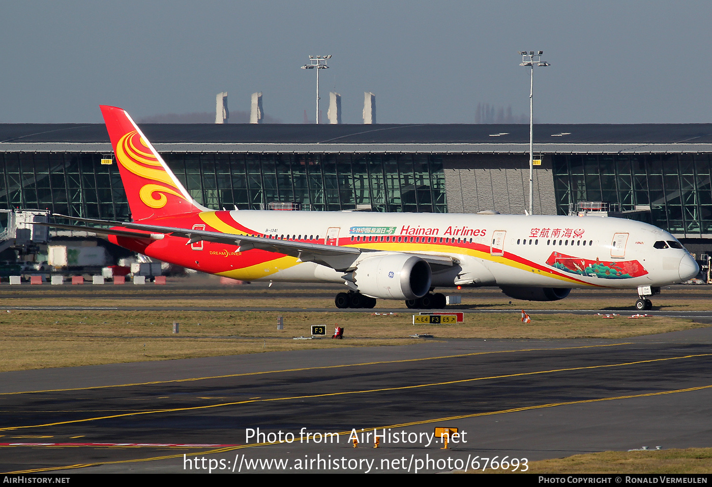 Aircraft Photo of B-1341 | Boeing 787-9 Dreamliner | Hainan Airlines | AirHistory.net #676693