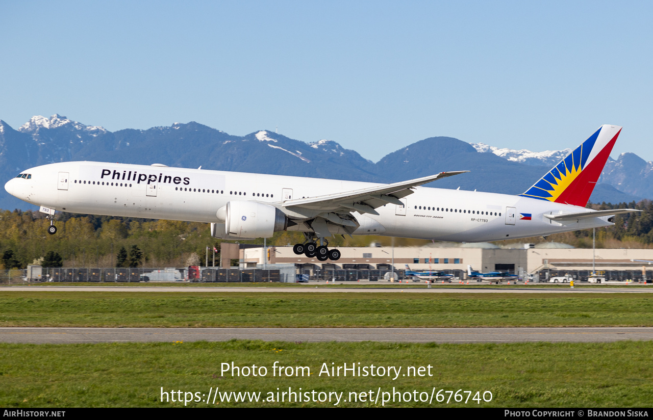 Aircraft Photo of RP-C7783 | Boeing 777-3U3/ER | Philippine Airlines | AirHistory.net #676740