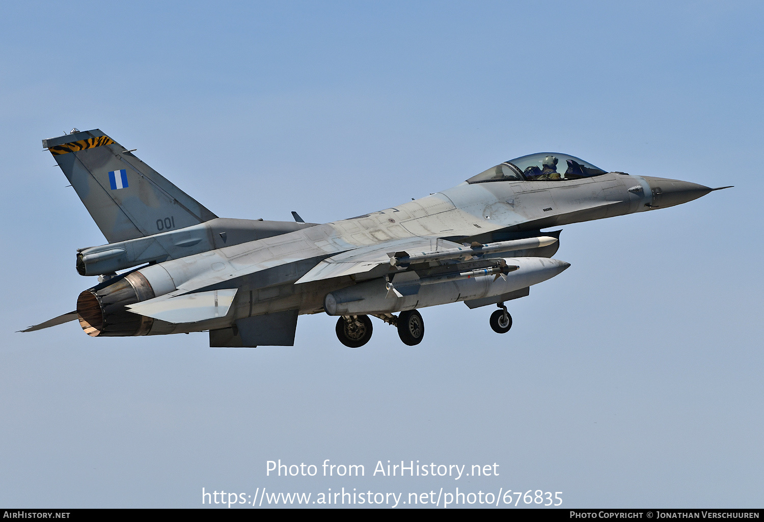 Aircraft Photo of 001 | Lockheed Martin F-16C Fighting Falcon | Greece - Air Force | AirHistory.net #676835