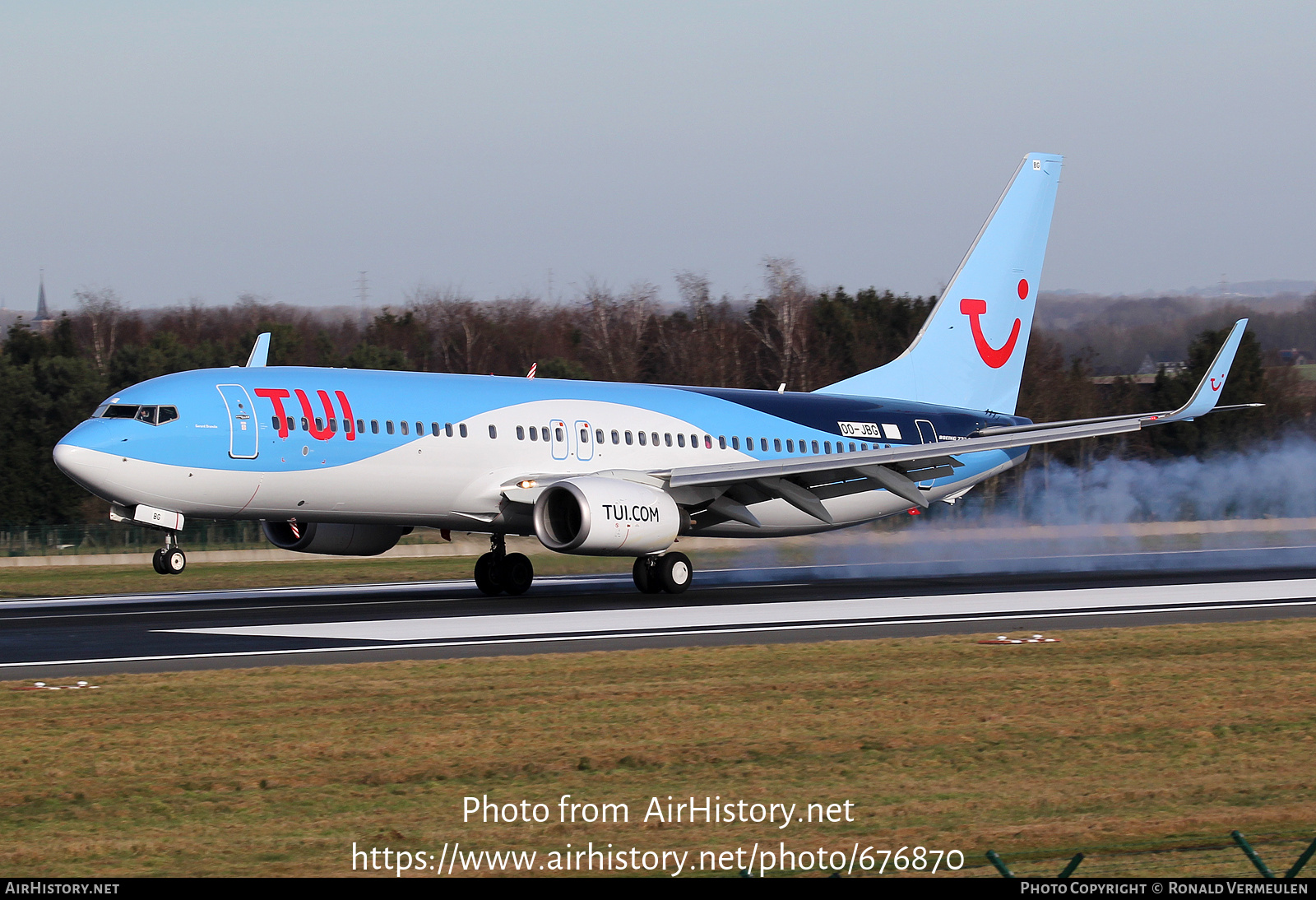 Aircraft Photo of OO-JBG | Boeing 737-8K5 | TUI | AirHistory.net #676870