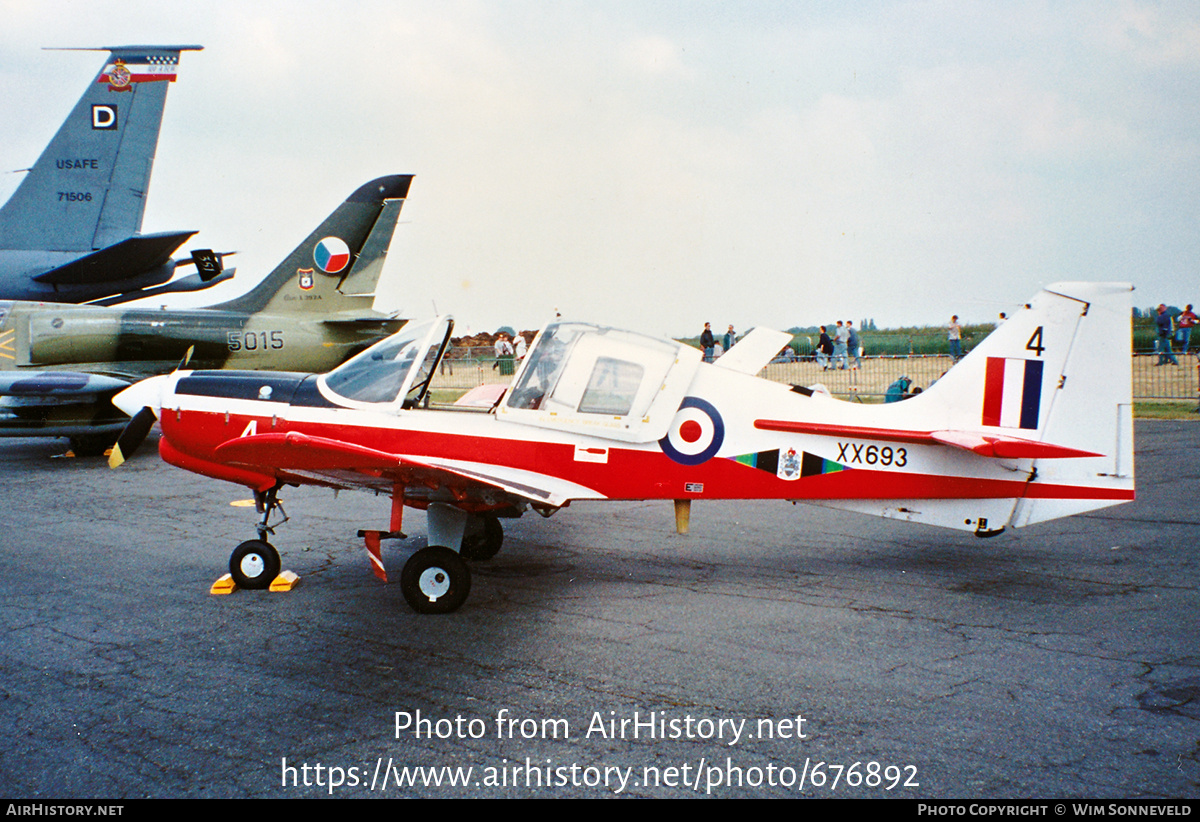 Aircraft Photo of XX693 | Scottish Aviation Bulldog 120/121 | UK - Air Force | AirHistory.net #676892
