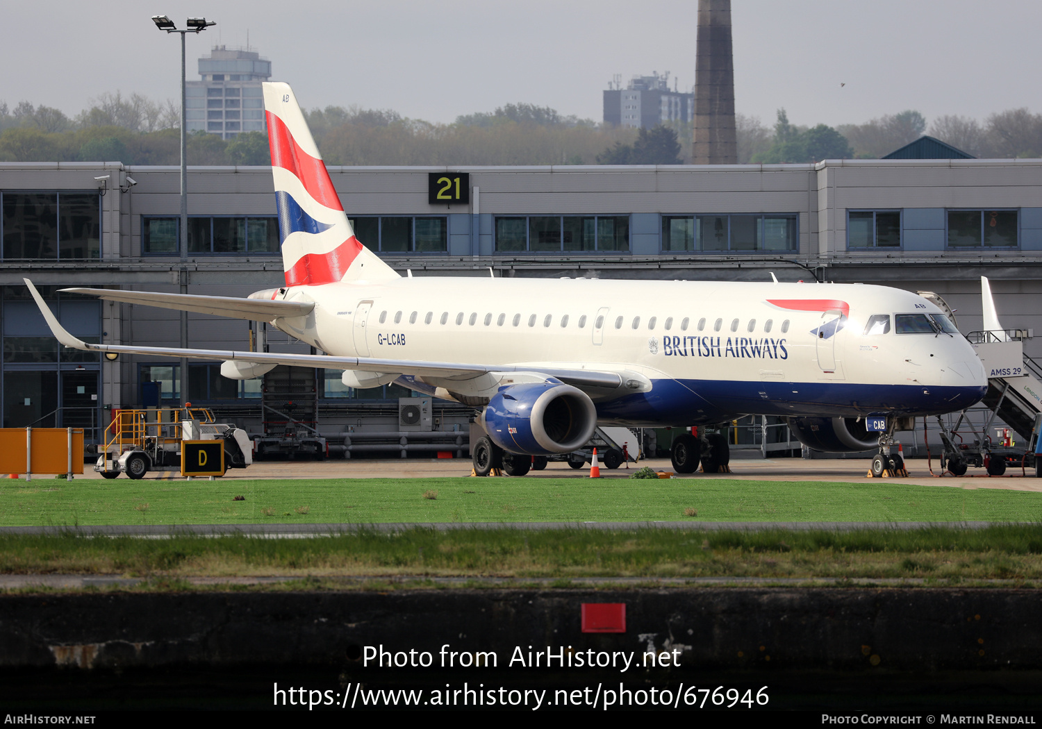 Aircraft Photo of G-LCAB | Embraer 190SR (ERJ-190-100SR) | British Airways | AirHistory.net #676946