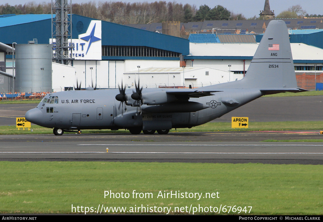 Aircraft Photo of 92-1534 / 21534 | Lockheed C-130H Hercules | USA - Air Force | AirHistory.net #676947