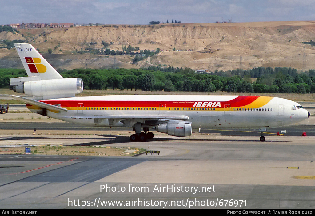 Aircraft Photo of EC-CLB | McDonnell Douglas DC-10-30 | Iberia | AirHistory.net #676971