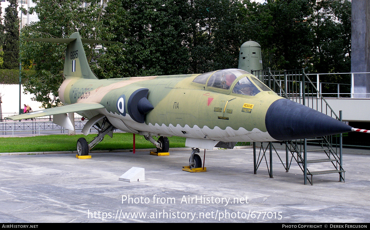 Aircraft Photo of 6695 | Lockheed F-104G Starfighter | Greece - Air Force | AirHistory.net #677015