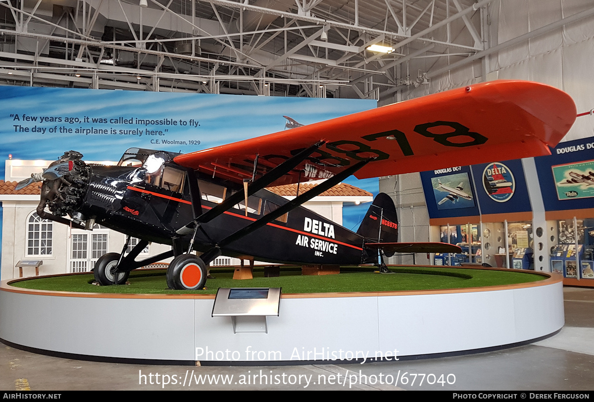 Aircraft Photo of N8878 / NC8878 | Curtiss-Wright CW-15C Sedan | Delta Air Service | AirHistory.net #677040