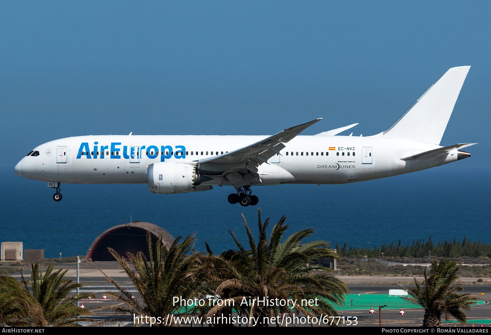 Aircraft Photo of EC-NVZ | Boeing 787-8 Dreamliner | Air Europa | AirHistory.net #677153