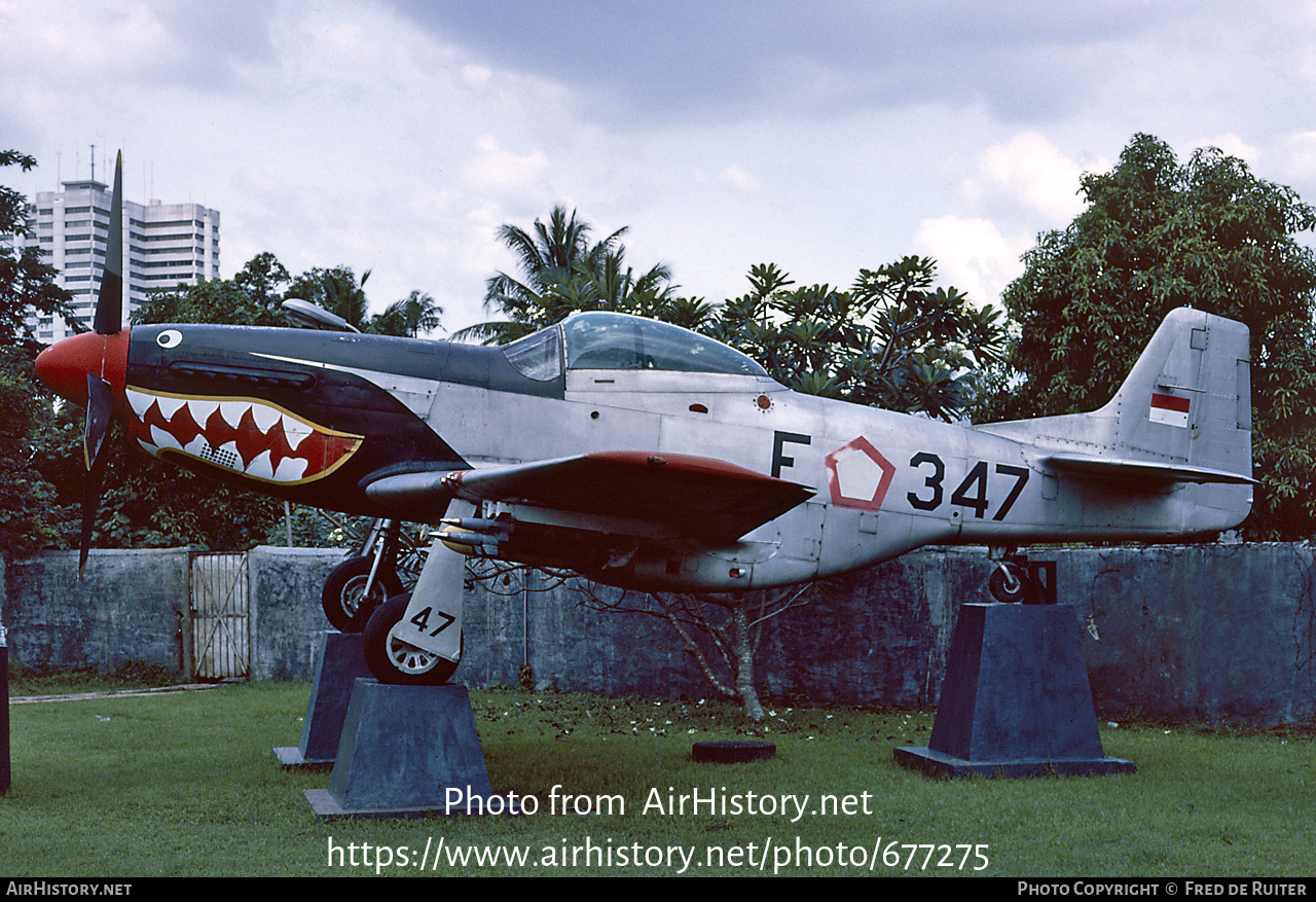 Aircraft Photo of F-347 | North American P-51 Mustang II | Indonesia - Air Force | AirHistory.net #677275