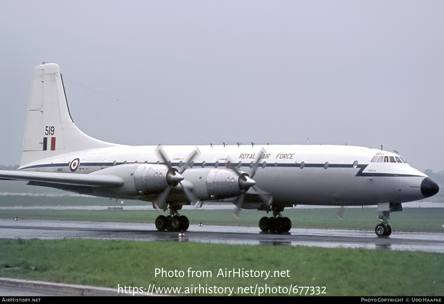 Aircraft Photo of XM519 | Bristol 175 Britannia C.1 (253) | UK - Air Force | AirHistory.net #677332