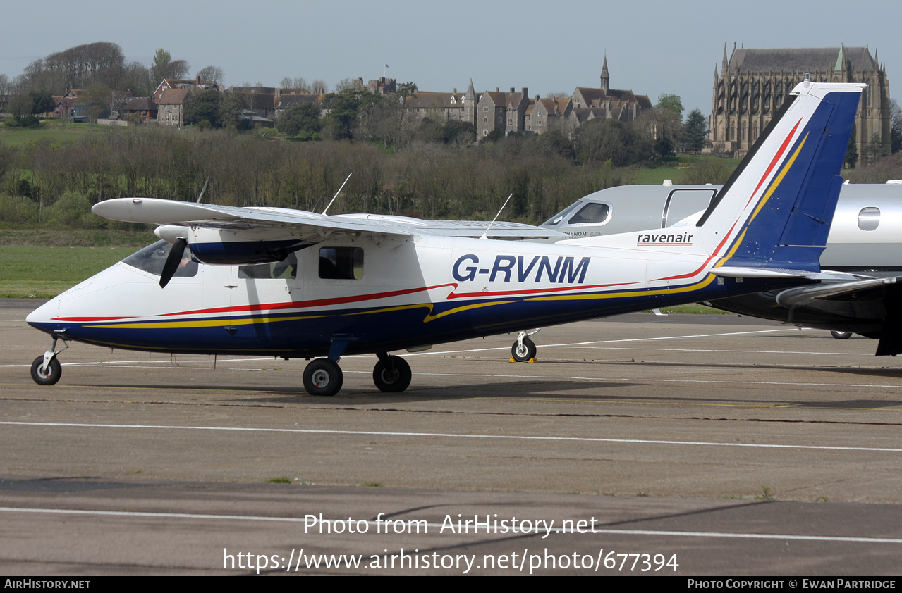 Aircraft Photo of G-RVNM | Partenavia P-68B Victor | Ravenair | AirHistory.net #677394