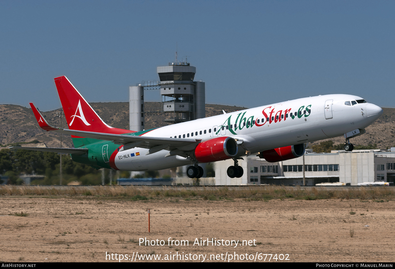 Aircraft Photo of EC-NLK | Boeing 737-81M | AlbaStar | AirHistory.net #677402