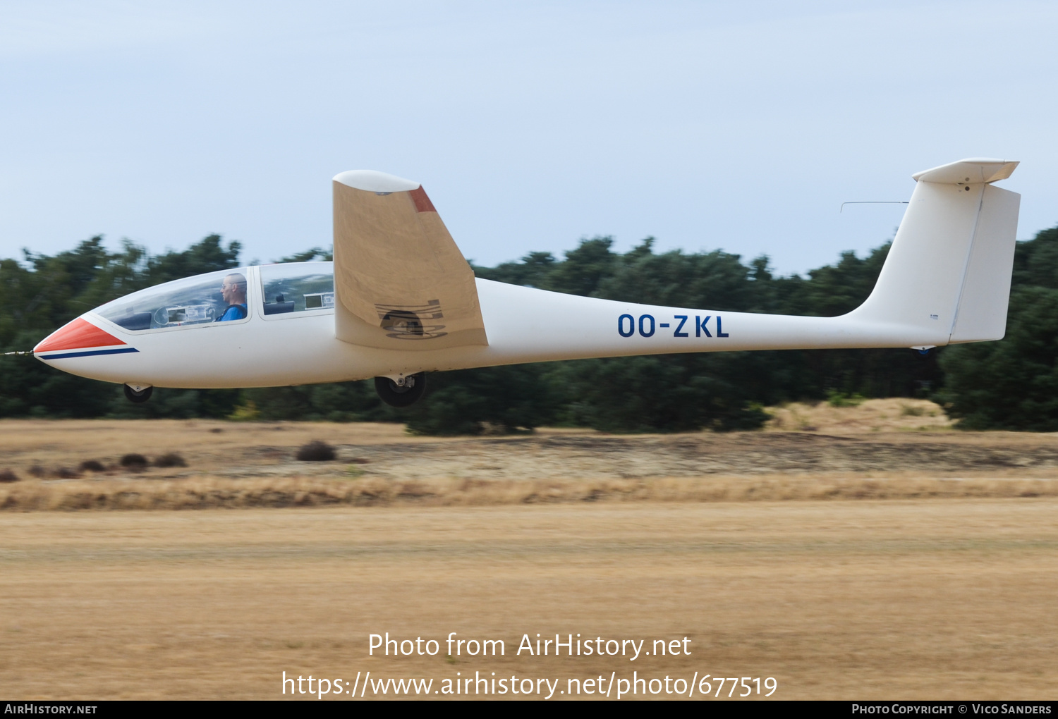 Aircraft Photo of OO-ZKL | Grob G-103 Twin Astir II | AirHistory.net #677519